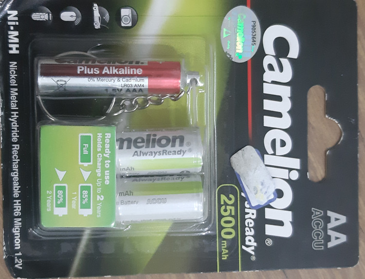 باتری قلمی شارژی