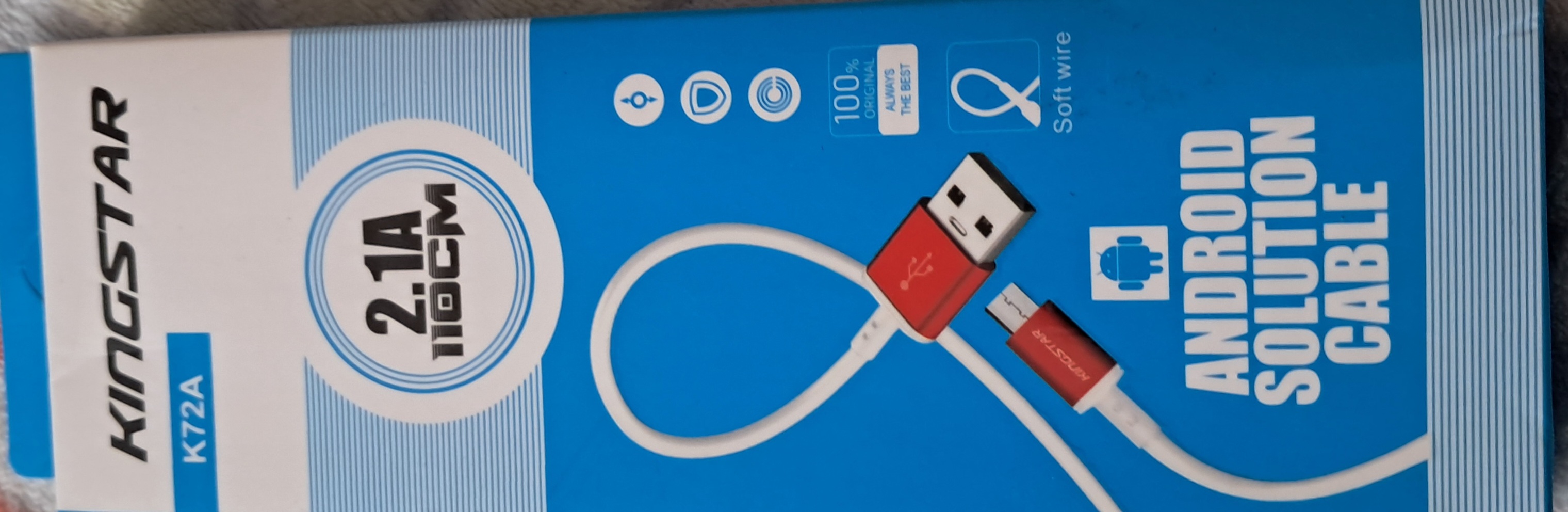 کابل فست شارژ با کیفیت عالی کینگ استار